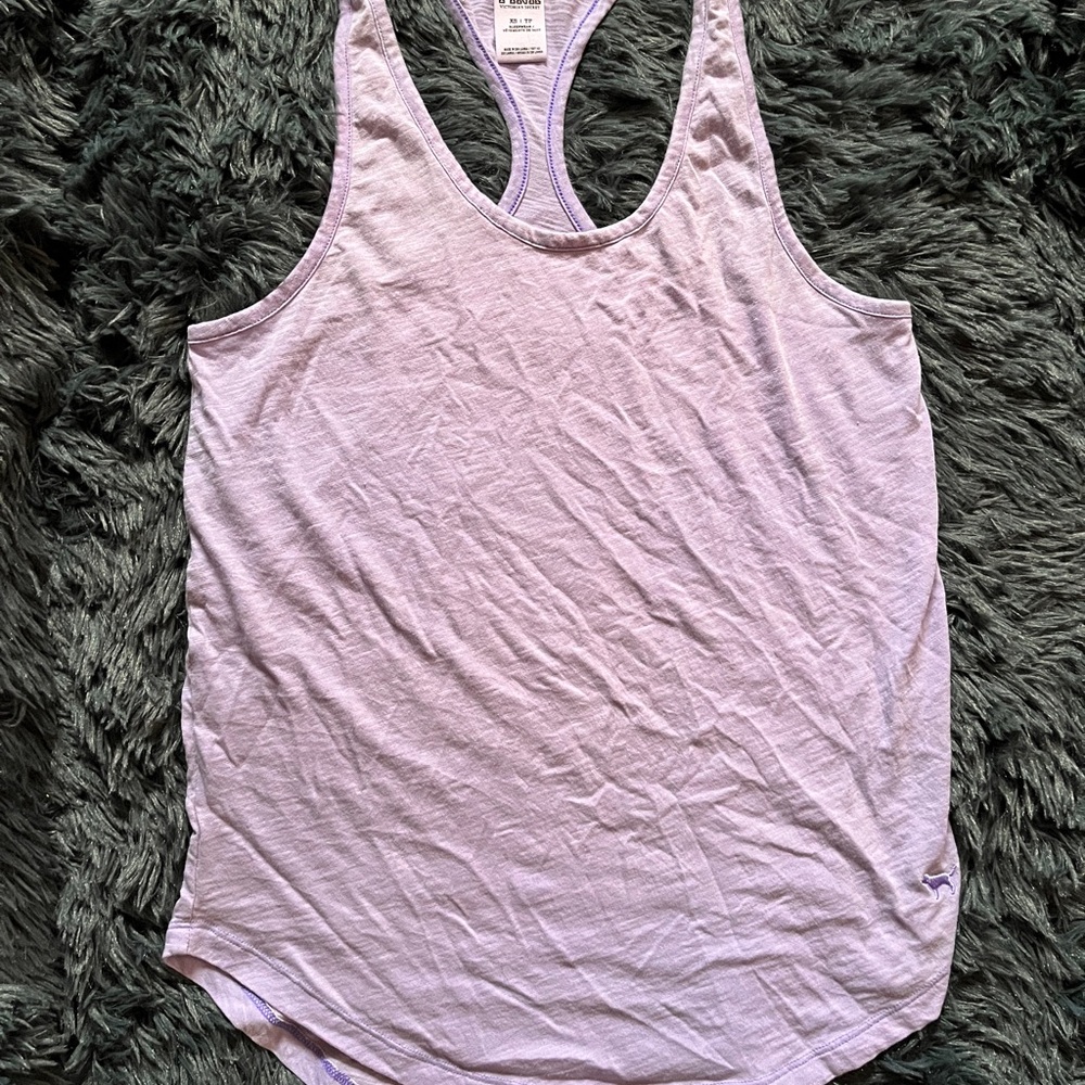 Victoria's Secret Pink Tank Top with Racerback Design